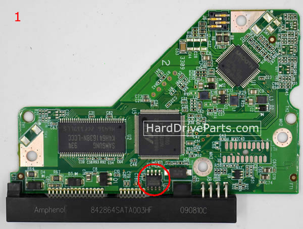 WD1600AAJS WD Scheda Elettronica Hard Disk 2060-701590-001 - Clicca l'immagine per chiudere