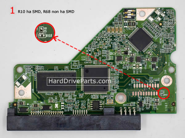 WD7500AARS WD Scheda Elettronica Hard Disk 2060-771640-003 - Clicca l'immagine per chiudere
