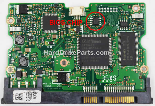 0A29470 Trasferire BIOS Scheda Logica HDD Hitachi