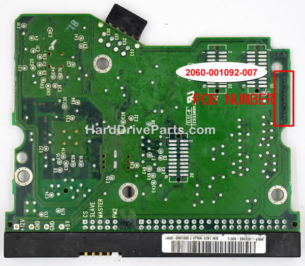 2060-001092-007 Scheda Logica HDD WD