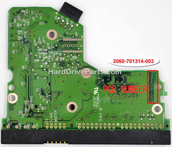 2060-701314-003 Scheda Logica HDD WD