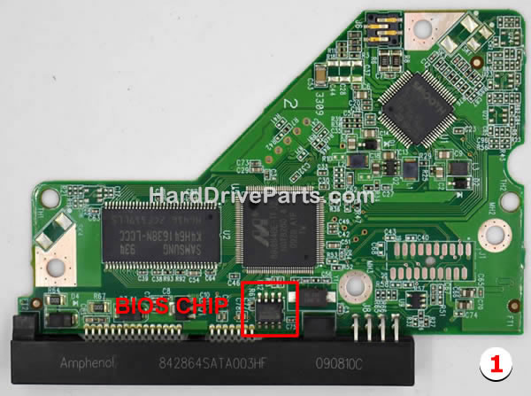 2060-701590-001 Trasferire BIOS Scheda Logica HDD WD