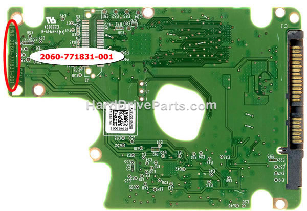 2060-771831-001 Scheda Logica HDD WD