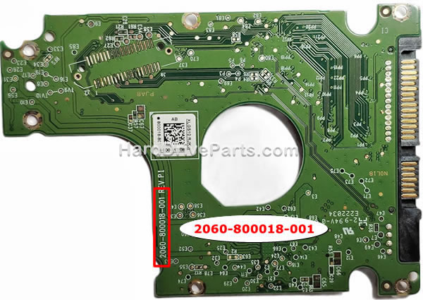 2060-800018-001 Scheda Logica HDD WD