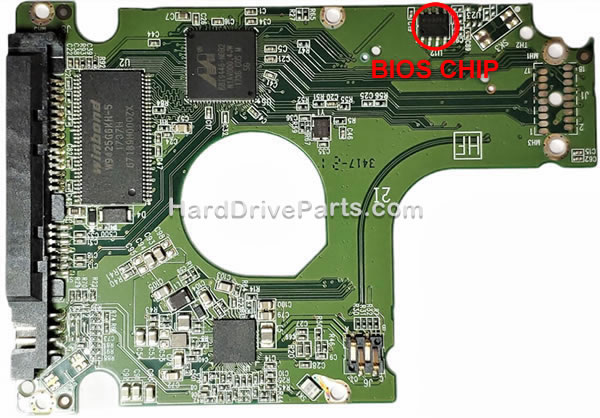 2060-800018-001 Trasferire BIOS Scheda Logica HDD WD