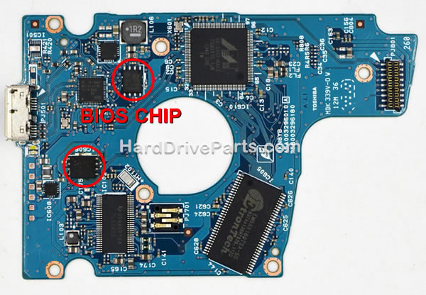 G003296A Trasferire BIOS Scheda Logica HDD Toshiba