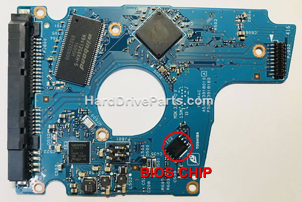 G3918A Trasferire BIOS Scheda Logica HDD Toshiba