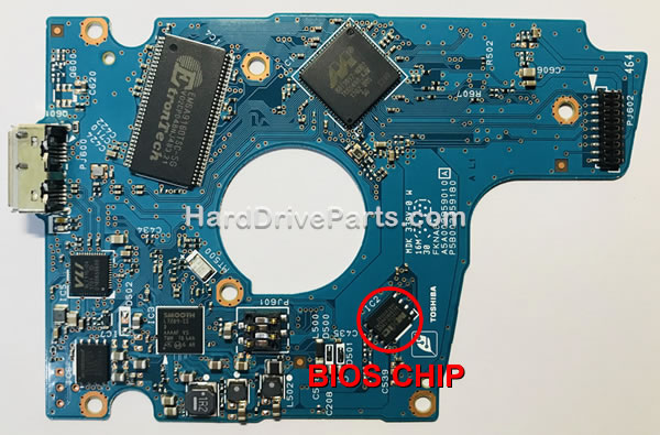 G3959A Trasferire BIOS Scheda Logica HDD Toshiba
