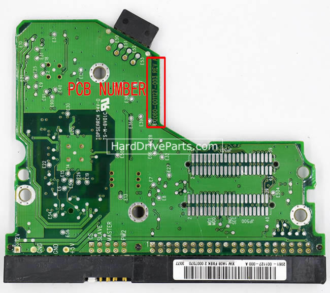 Western Digital WD80EB Scheda Elettronica 2060-001127-003