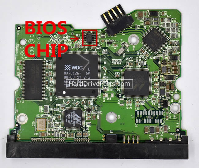 Western Digital WD1600JD Scheda Elettronica 2060-001267-001