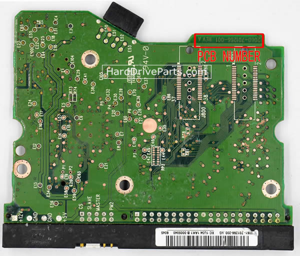 2060-701266-001 scheda elettronica hard disk WD