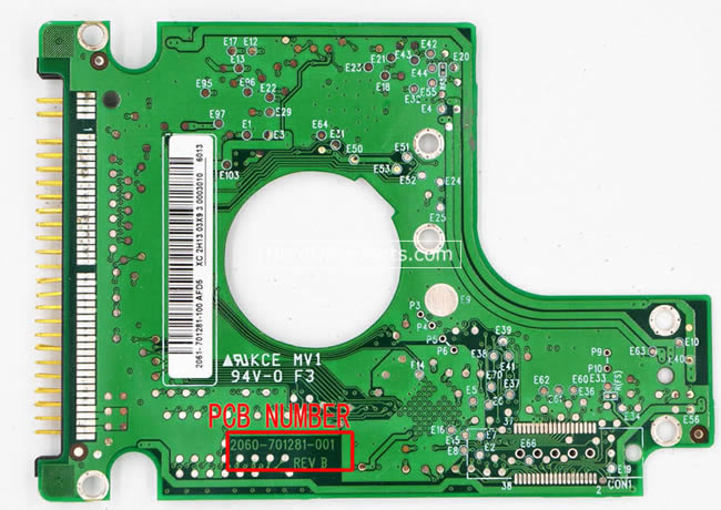 2060-701281-001 Scheda Elettronica Hard Disk WD