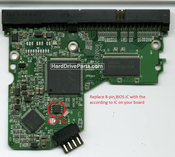 WD800BB WD Scheda Elettronica Hard Disk 2060-701292-000 - Clicca l'immagine per chiudere