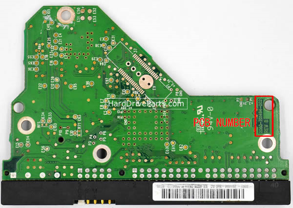 Western Digital WD2500AAJB Scheda Elettronica 2060-701494-002