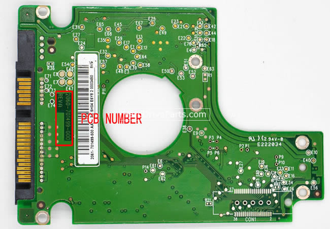 WD3200BMVS WD Scheda Elettronica Hard Disk 2060-701499-000