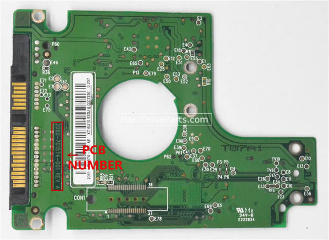 WD WD3200BJKT Scheda Elettronica 2060-701574-001