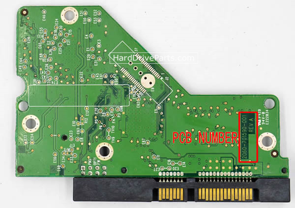 2060-701590-001 scheda elettronica hard disk WD