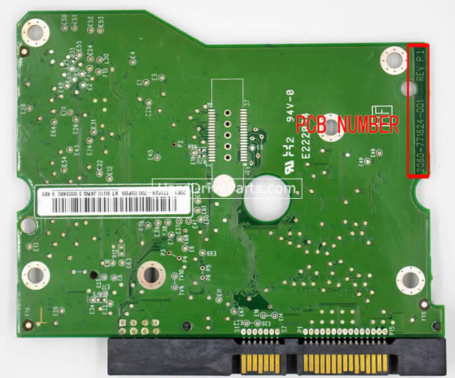 WD2002FYYS WD Scheda Elettronica Hard Disk 2060-771624-001