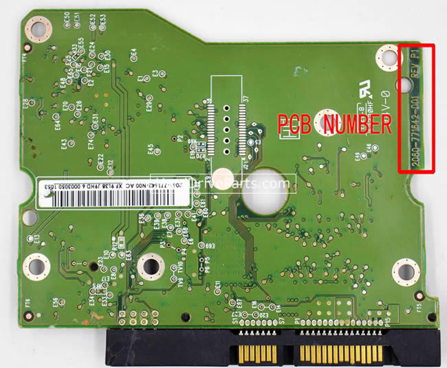 WD20EVDS WD Scheda Elettronica Hard Disk 2060-771642-001