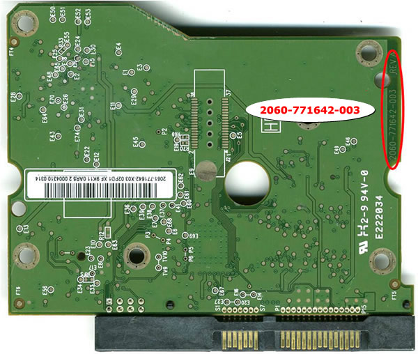 WD20EADS WD Scheda Elettronica Hard Disk 2060-771642-003