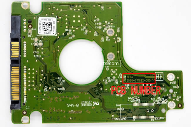 WD1600BEKT WD Scheda Elettronica Hard Disk 2060-771692-005