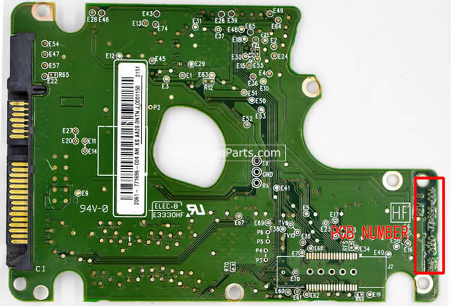 2060-771696-004 Scheda Elettronica Hard Disk WD