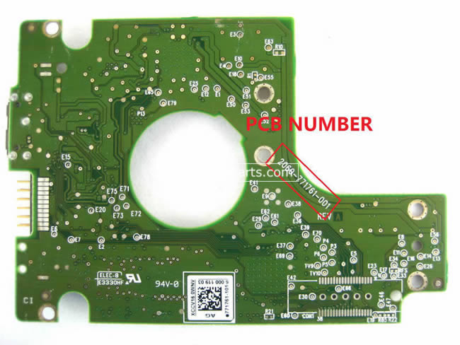 2060-771761-001 Scheda Elettronica Hard Disk WD