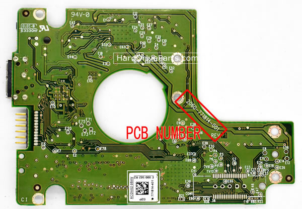 2060-771814-001 scheda elettronica hard disk WD