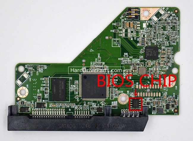 Western Digital WD10EZLX Scheda Elettronica 2060-771824-001