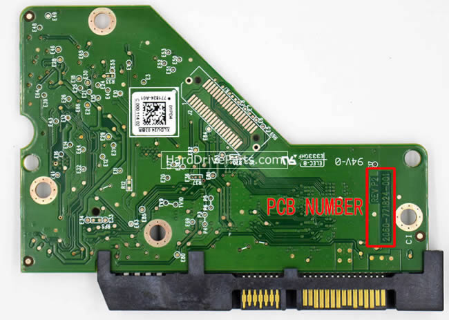 Western Digital WD10EZLX Scheda Elettronica 2060-771824-001