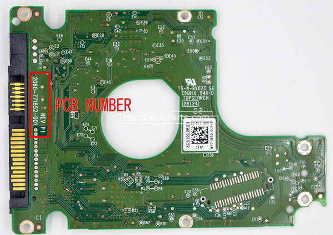 2060-771852-001 Scheda Elettronica Hard Disk WD