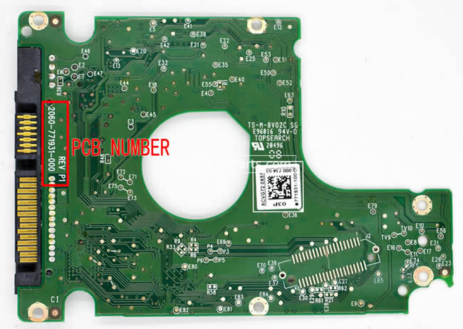 Western Digital WD3200LPVX Scheda Elettronica 2060-771931-000