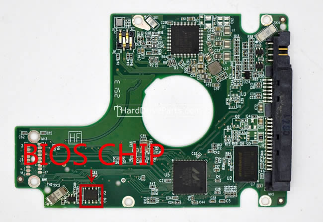 Western Digital WD20NPVX Scheda Elettronica 2060-771933-000