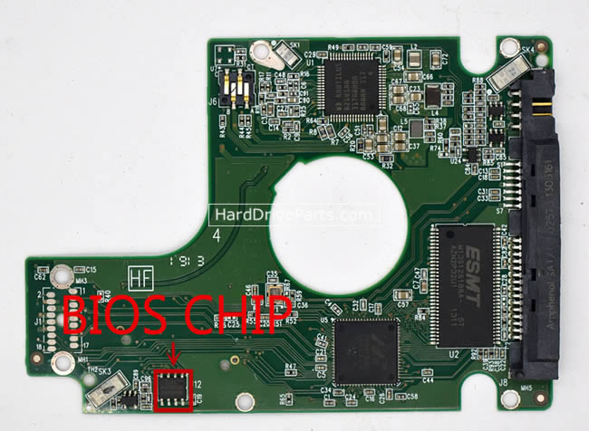 Western Digital WD20NPVX Scheda Elettronica 2060-771960-000