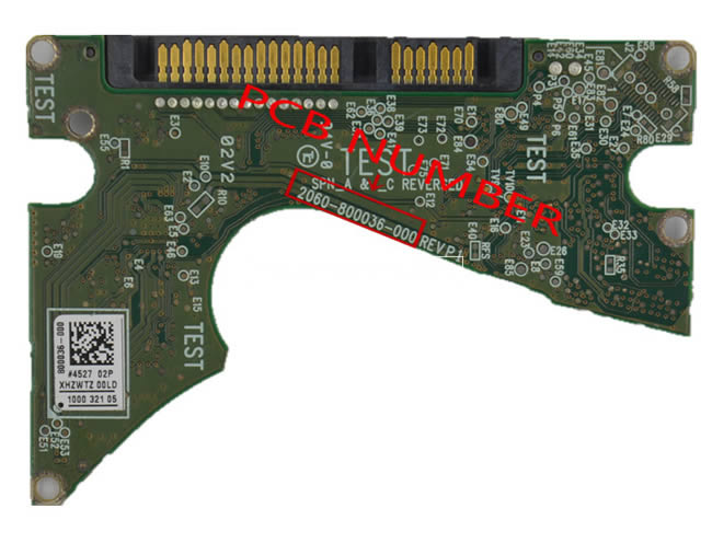 2060-800036-000 Scheda Elettronica Hard Disk WD