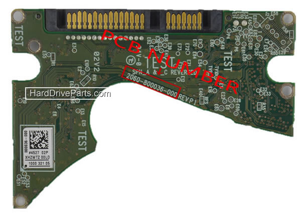 2060-800036-000 Scheda Elettronica HDD Western Digital