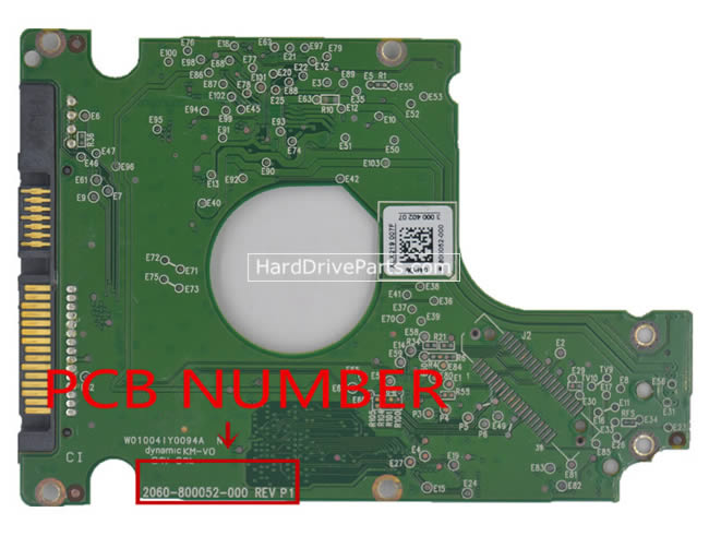 2060-800052-000 Scheda Elettronica Hard Disk WD