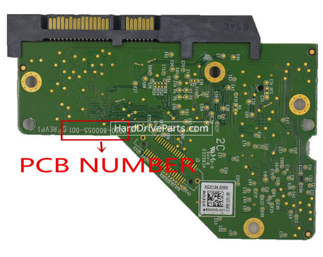 WD WD40EFRX Scheda Elettronica 2060-800055-001