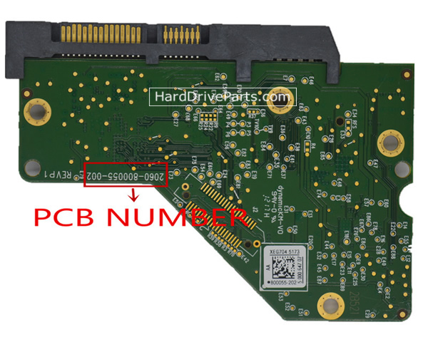 2060-800055-002 scheda elettronica hard disk WD