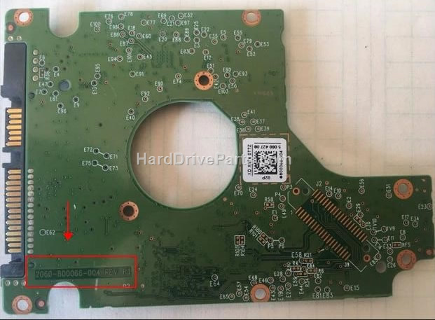 WD WD10SPZX Scheda Elettronica 2060-800066-004