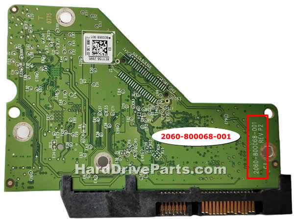 2060-800068-001 Scheda Elettronica Hard Disk WD