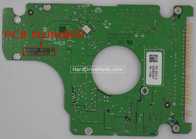 BF41-00075A Scheda Elettronica Hard Disk Samsung