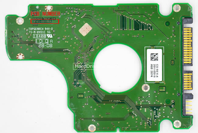 BF41-00186A Scheda Elettronica Hard Disk Samsung