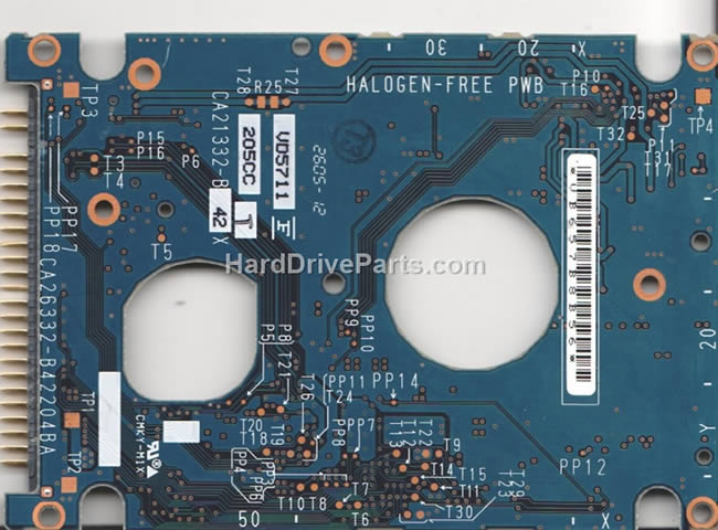 Fujitsu MHV2080AH Scheda Elettronica CA26332-B42204BA