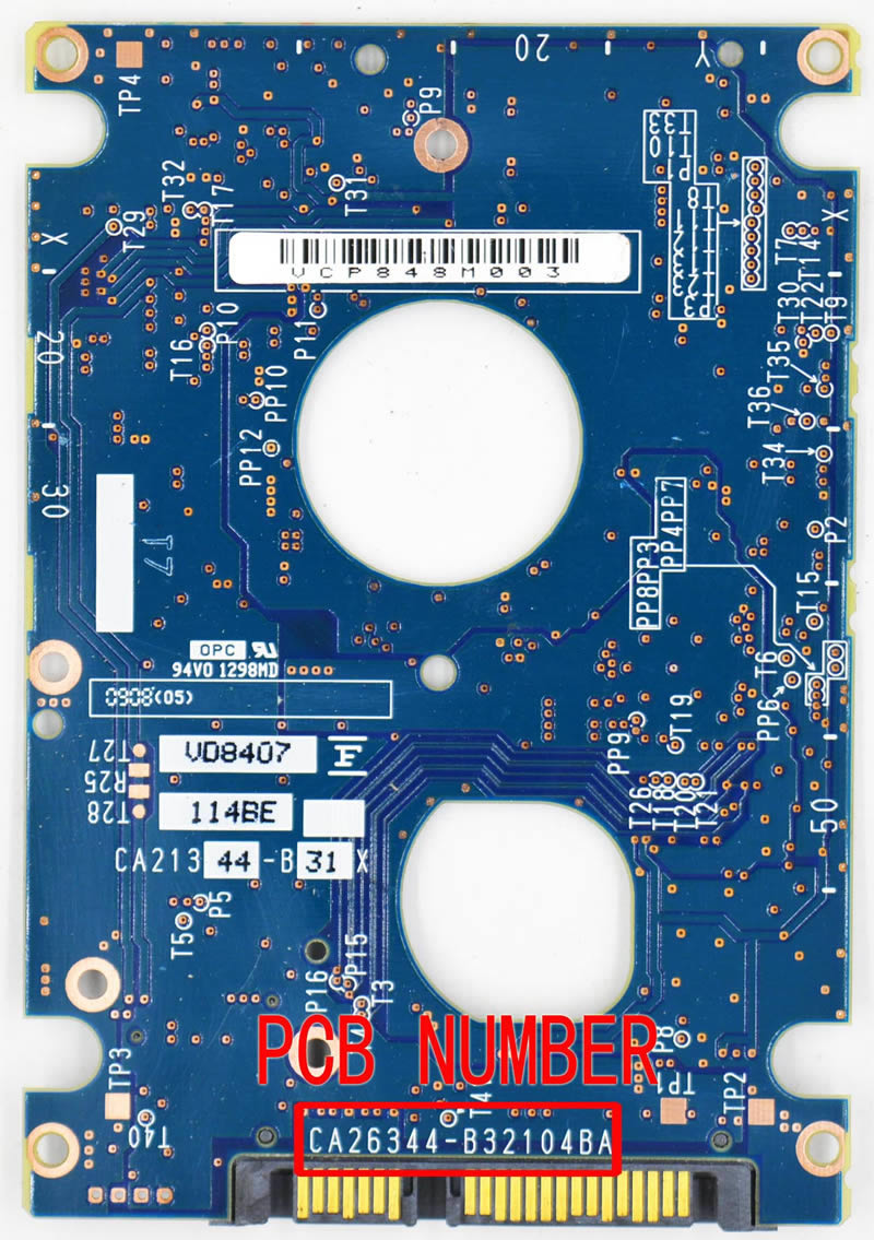 CA26344-B32104BA Scheda Elettronica Hard Disk Fujitsu