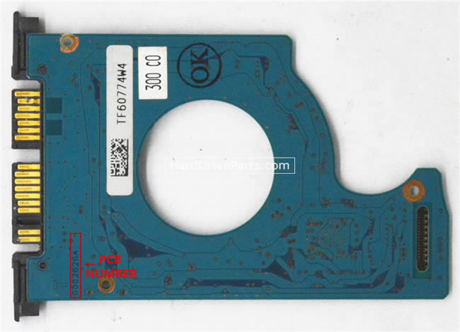 G002626A Scheda Elettronica Hard Disk Toshiba