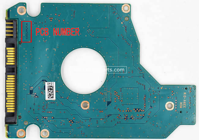 G002825A Scheda Elettronica Hard Disk Toshiba