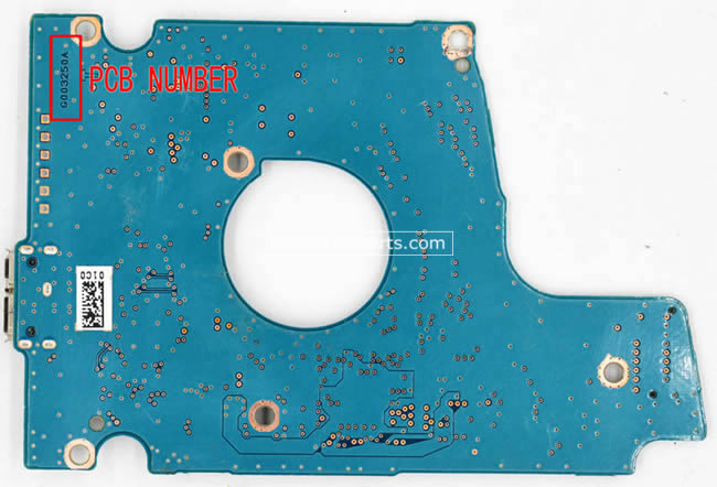 Toshiba MQ01UBD100 Scheda Elettronica G003250A