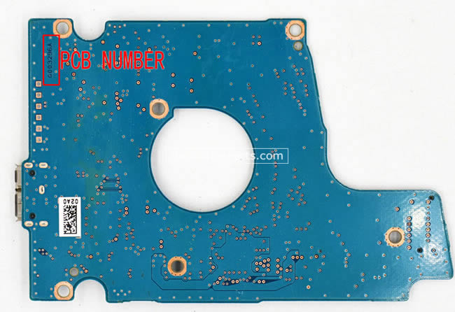 MQ01ABD100 Toshiba Scheda Elettronica Hard Disk G003296A