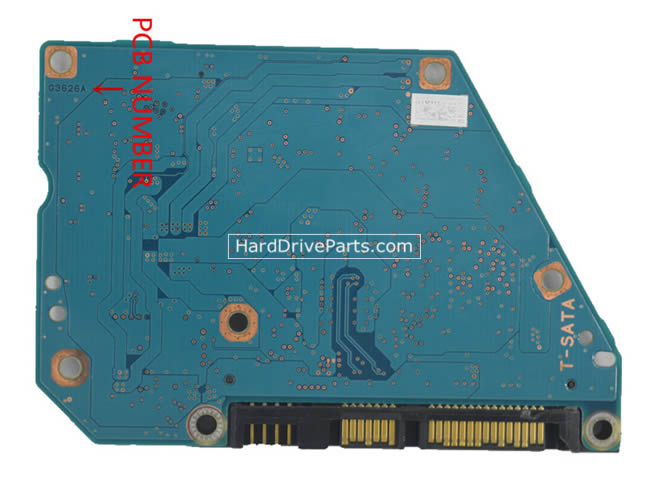 HDWE140 Toshiba Scheda Elettronica Hard Disk G3626A